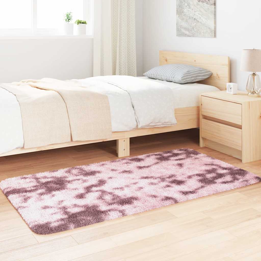 Teppich Shaggy Hochflor Navarra Altrosa Polyester Dusty Pink