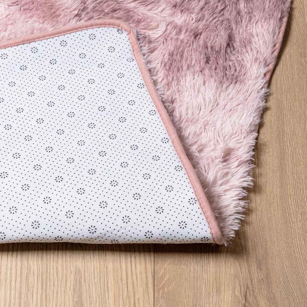Teppich Shaggy Hochflor Navarra Altrosa Polyester Dusty Pink
