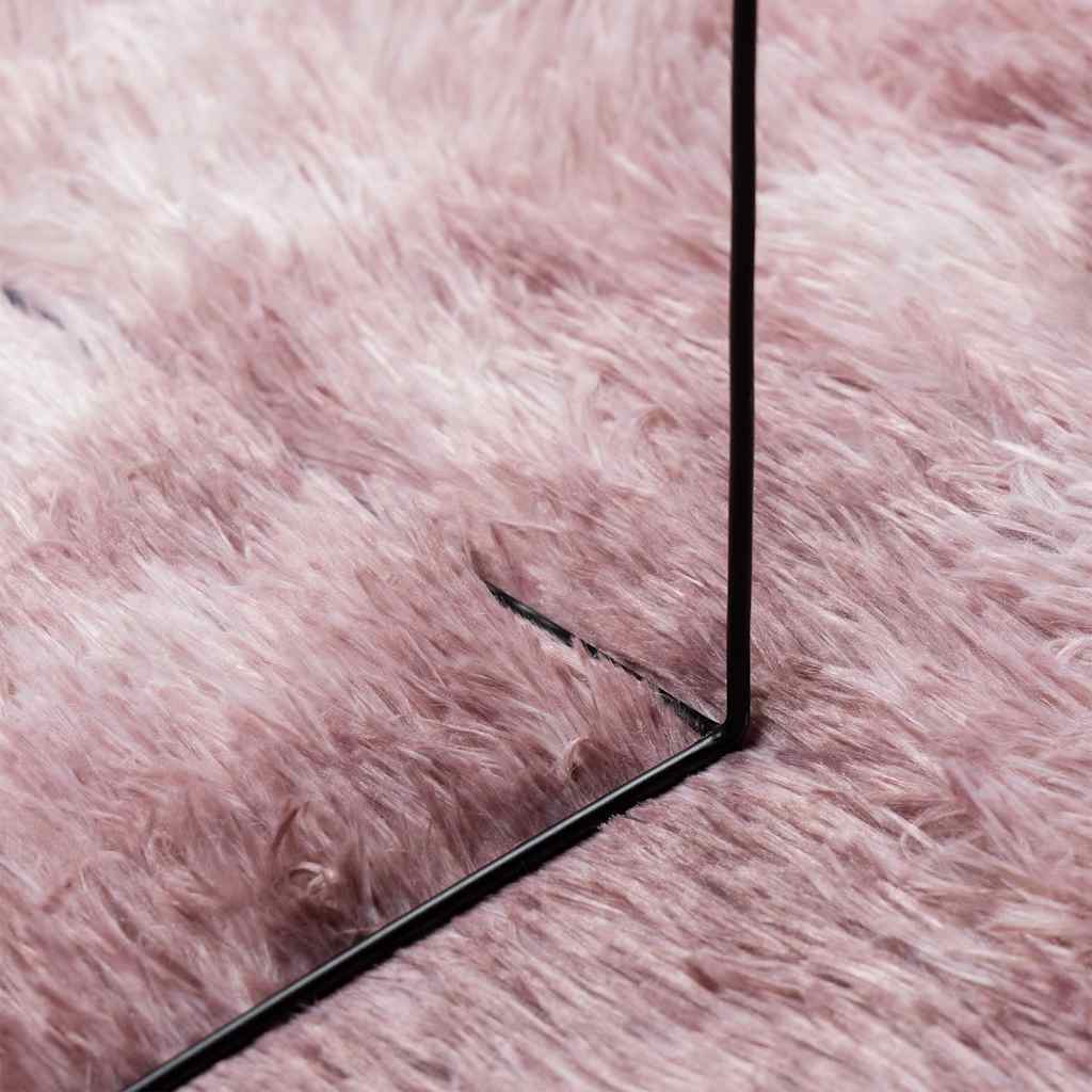 Teppich Shaggy Hochflor Navarra Altrosa Polyester Dusty Pink