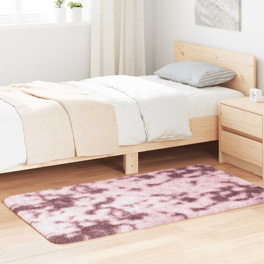 Teppich Shaggy Hochflor Navarra Altrosa Polyester Dusty Pink