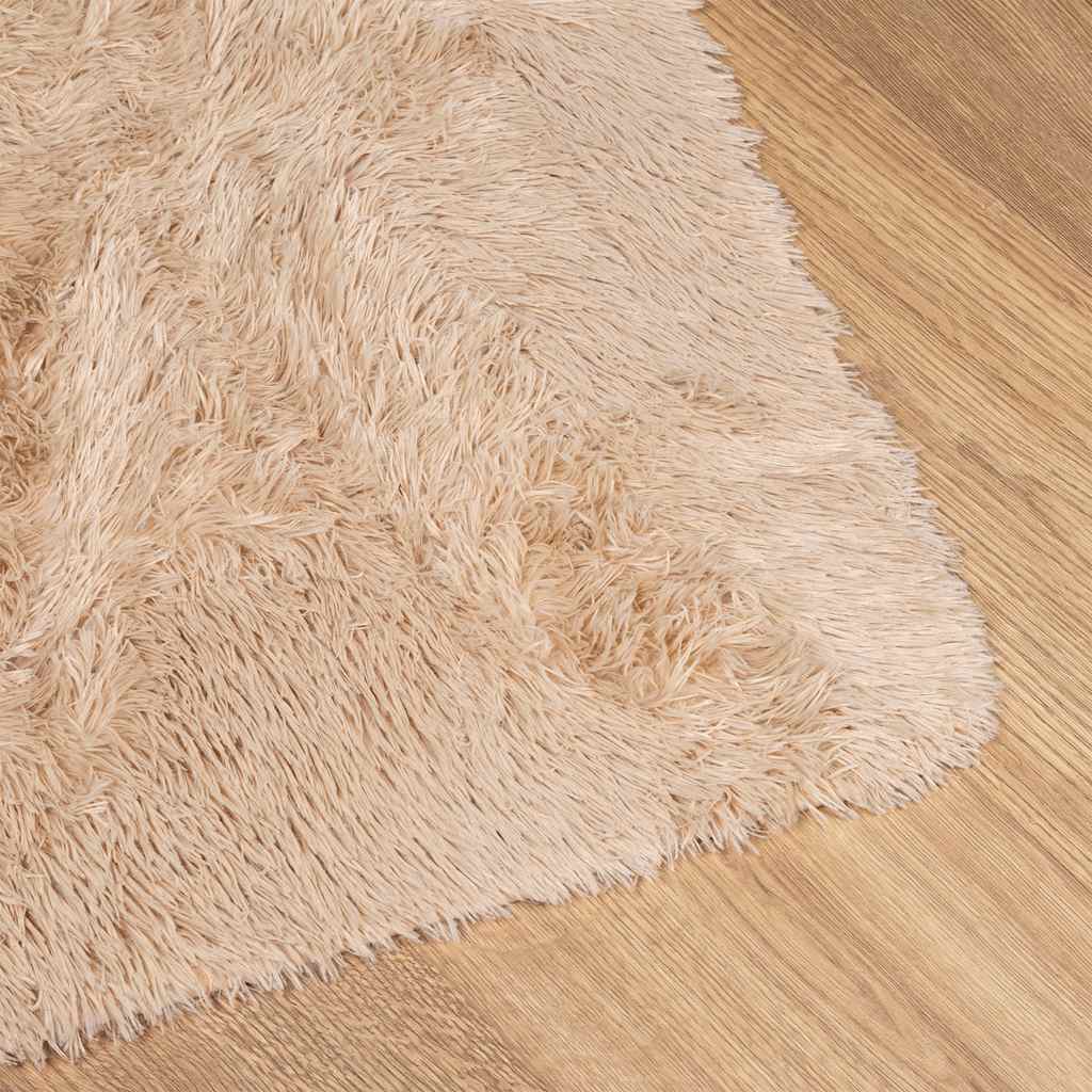 Teppich Shaggy Hochflor Navarra Polyester Beige