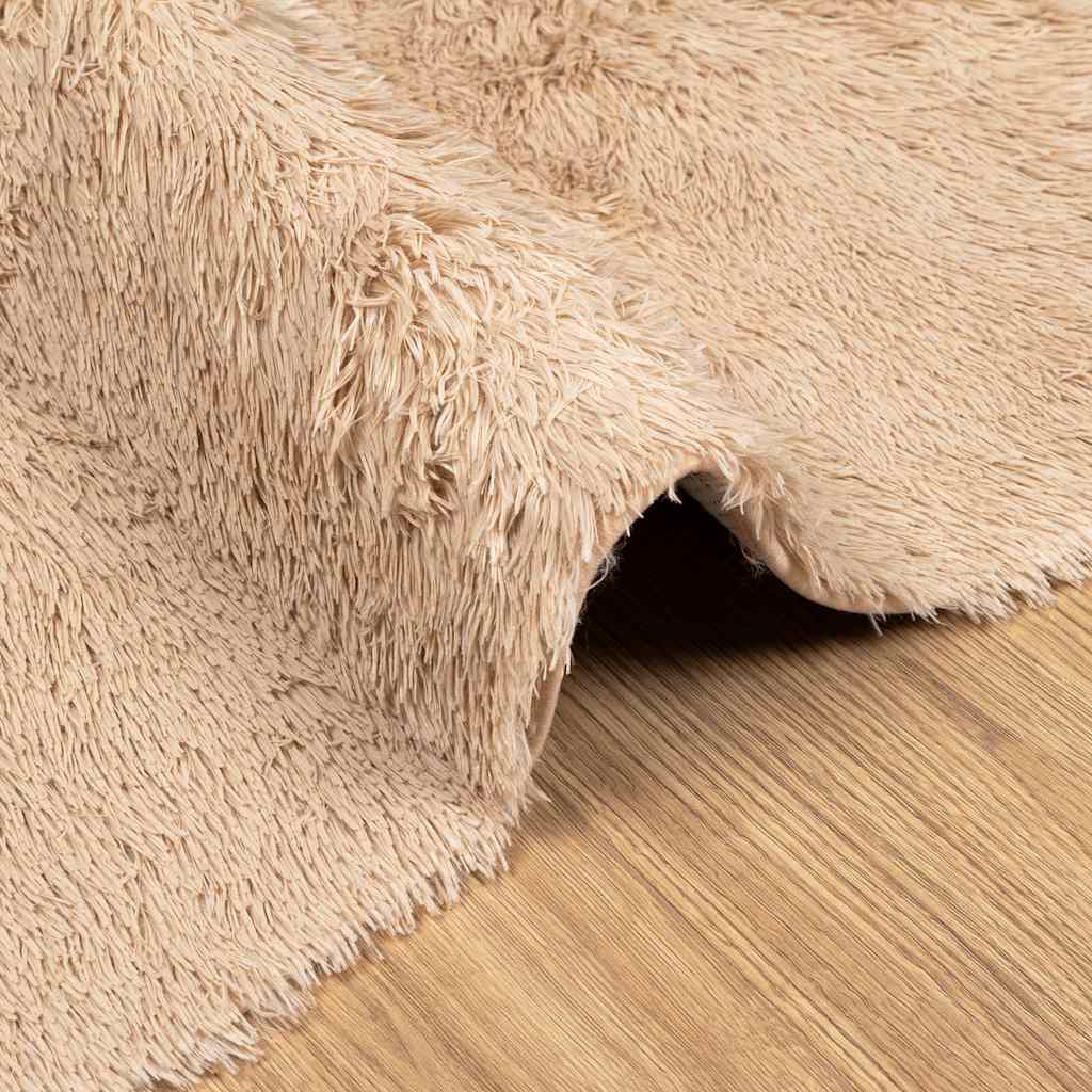 Teppich Shaggy Hochflor Navarra Polyester Beige