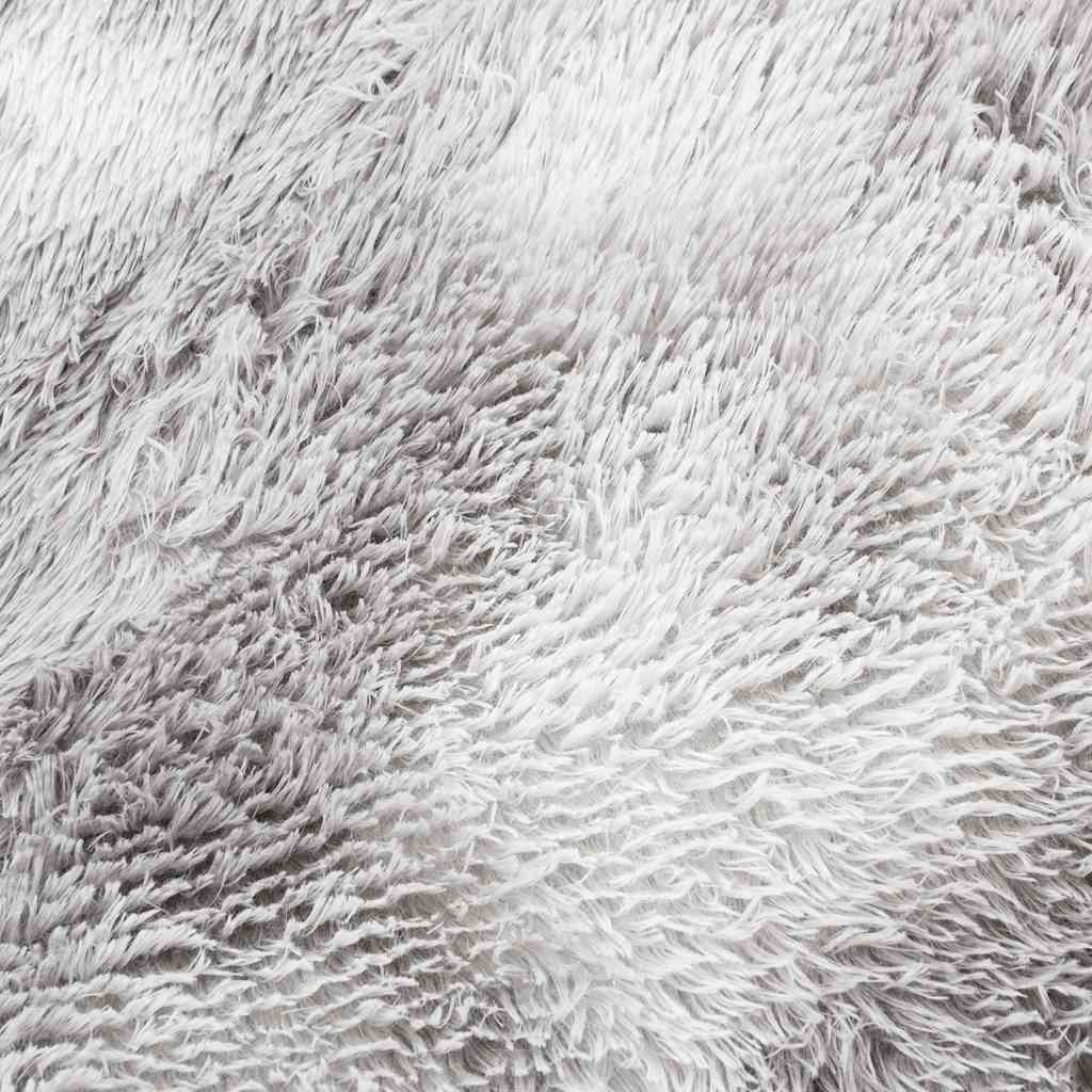 Teppich Shaggy Hochflor Navarra Polyester Silbergrau