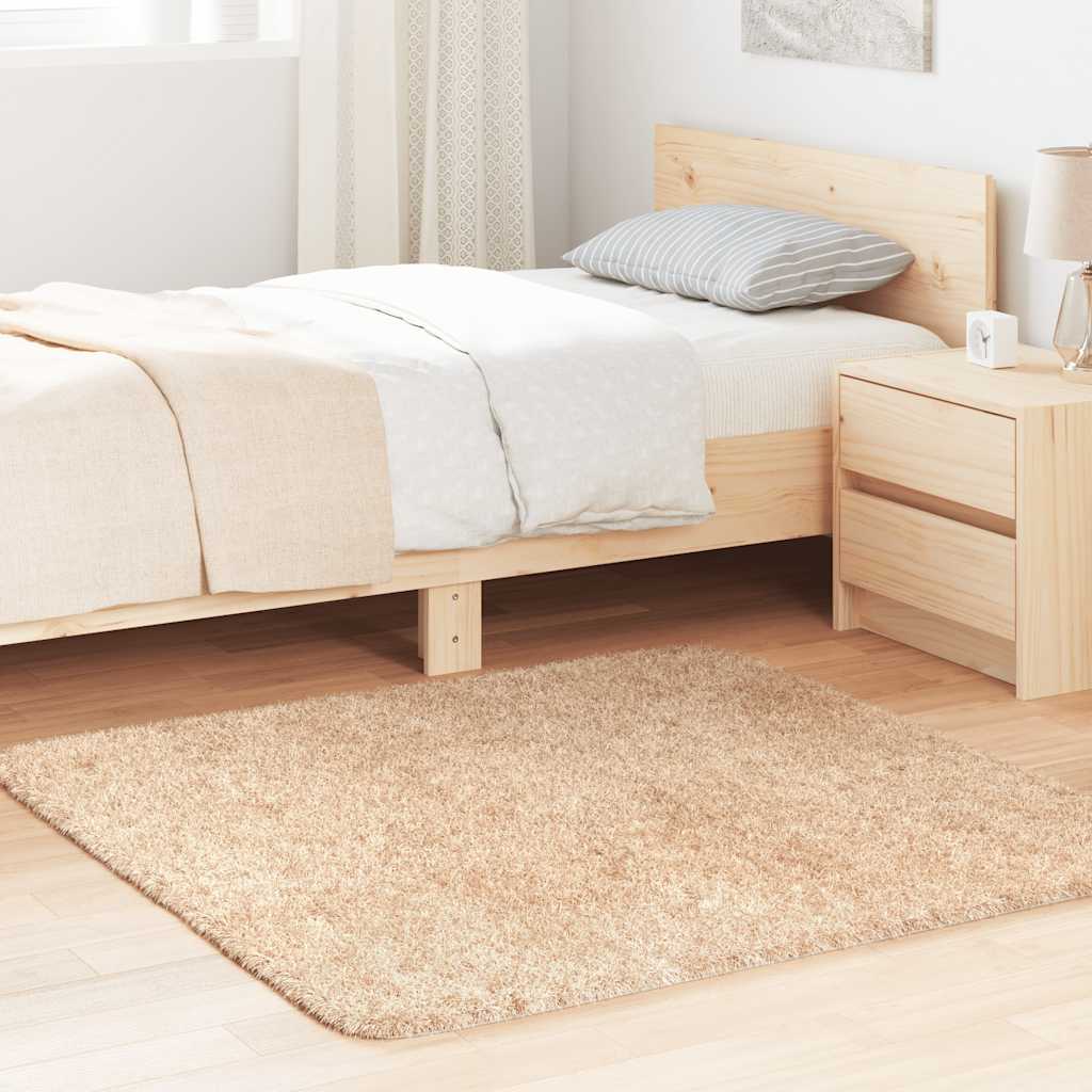 Teppich Shaggy Hochflor Navarra Polyester Beige