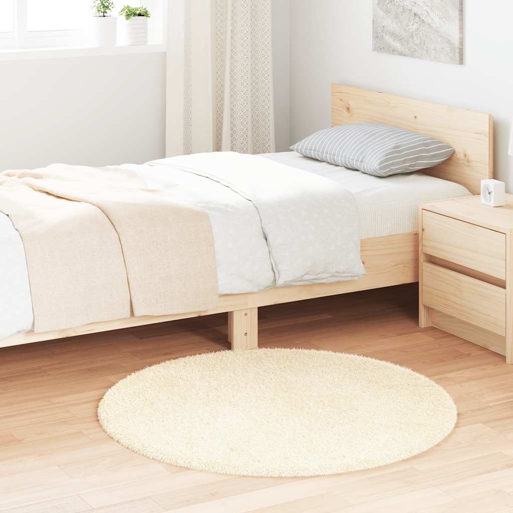Teppich Shaggy Hochflor Navarra Polyester Creme