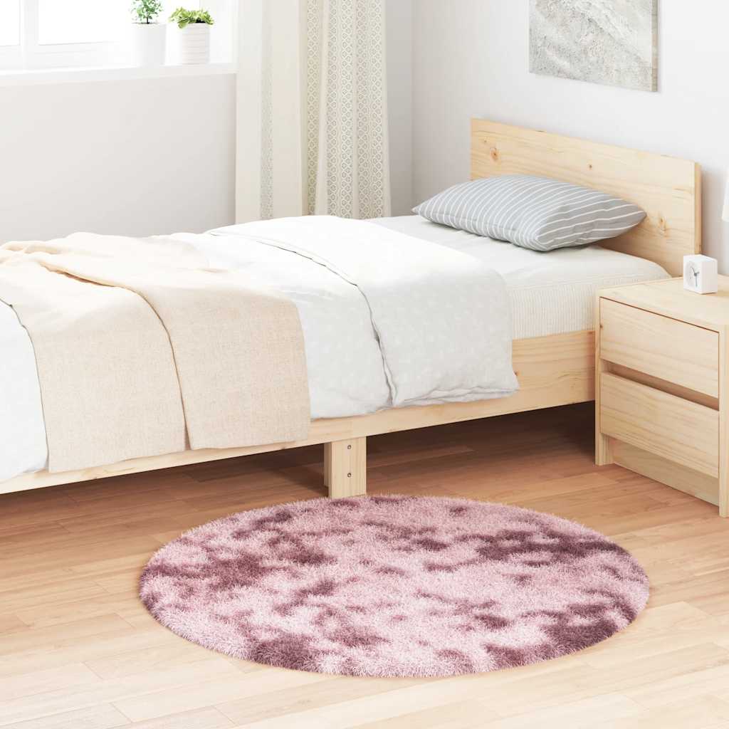 Teppich Shaggy Hochflor Navarra Altrosa Polyester Dusty Pink