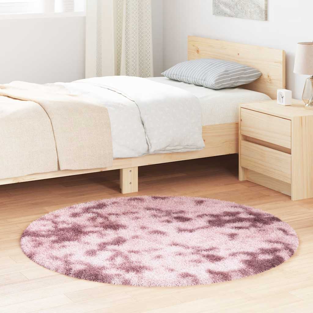 Teppich Shaggy Hochflor Navarra Altrosa Polyester Dusty Pink