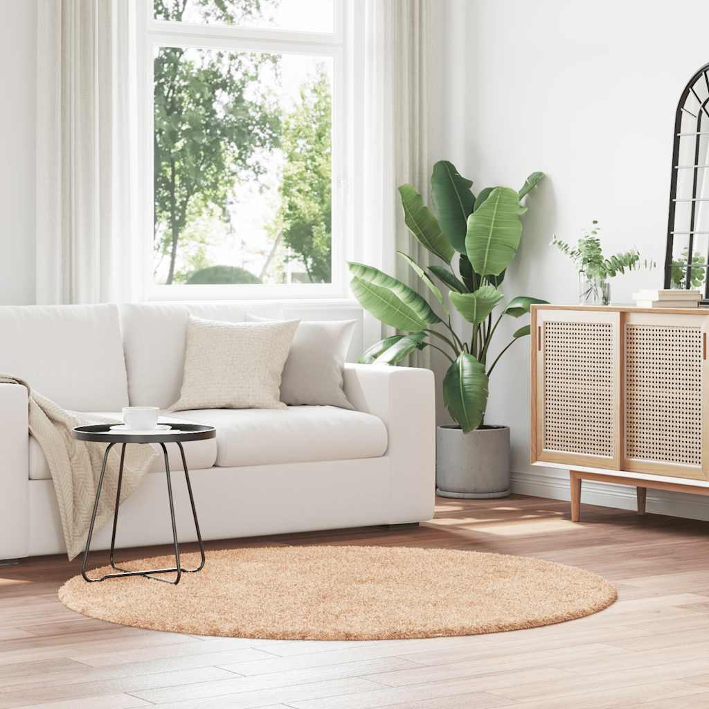 Teppich Shaggy Hochflor Navarra Polyester Beige