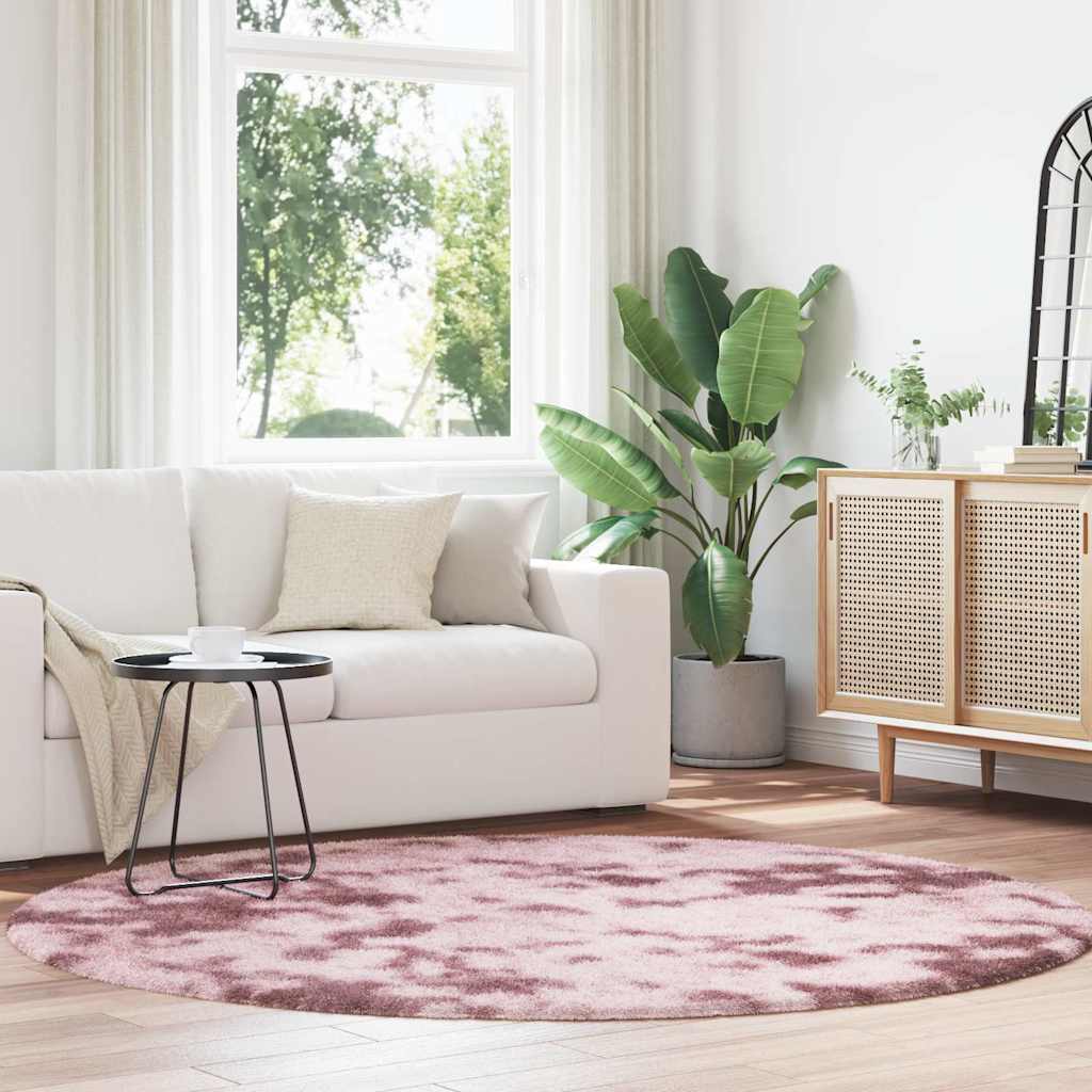 Teppich Shaggy Hochflor Navarra Altrosa Polyester Dusty Pink
