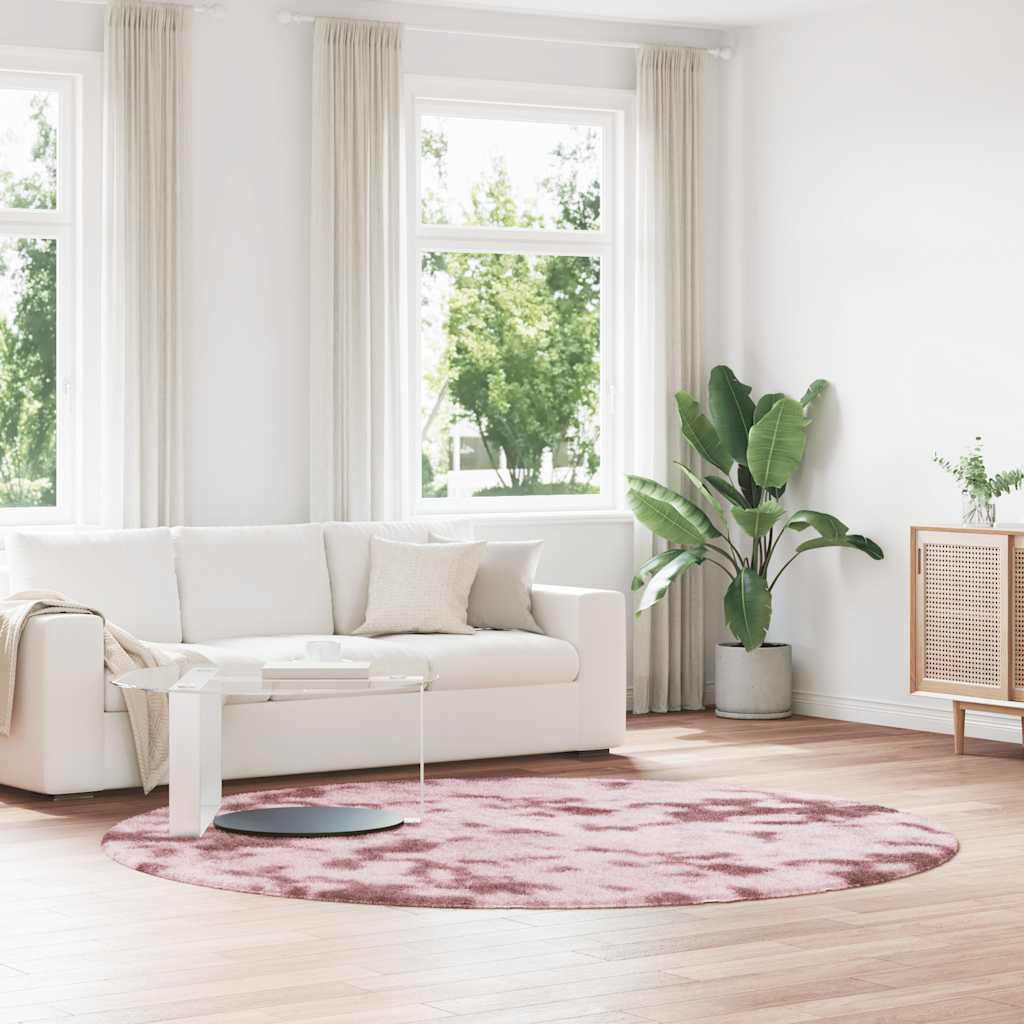 Teppich Shaggy Hochflor Navarra Altrosa Polyester Dusty Pink
