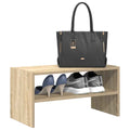 Schuhregale 2 Stk. Stapelbar Sonoma-Eiche 60X30X30,5 Cm Sonoma Eiche
