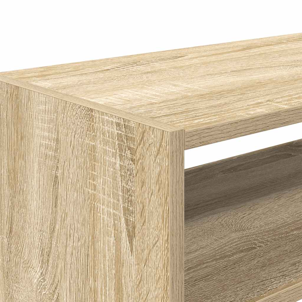 Schuhregale 2 Stk. Stapelbar Sonoma-Eiche 60X30X30,5 Cm Sonoma Eiche