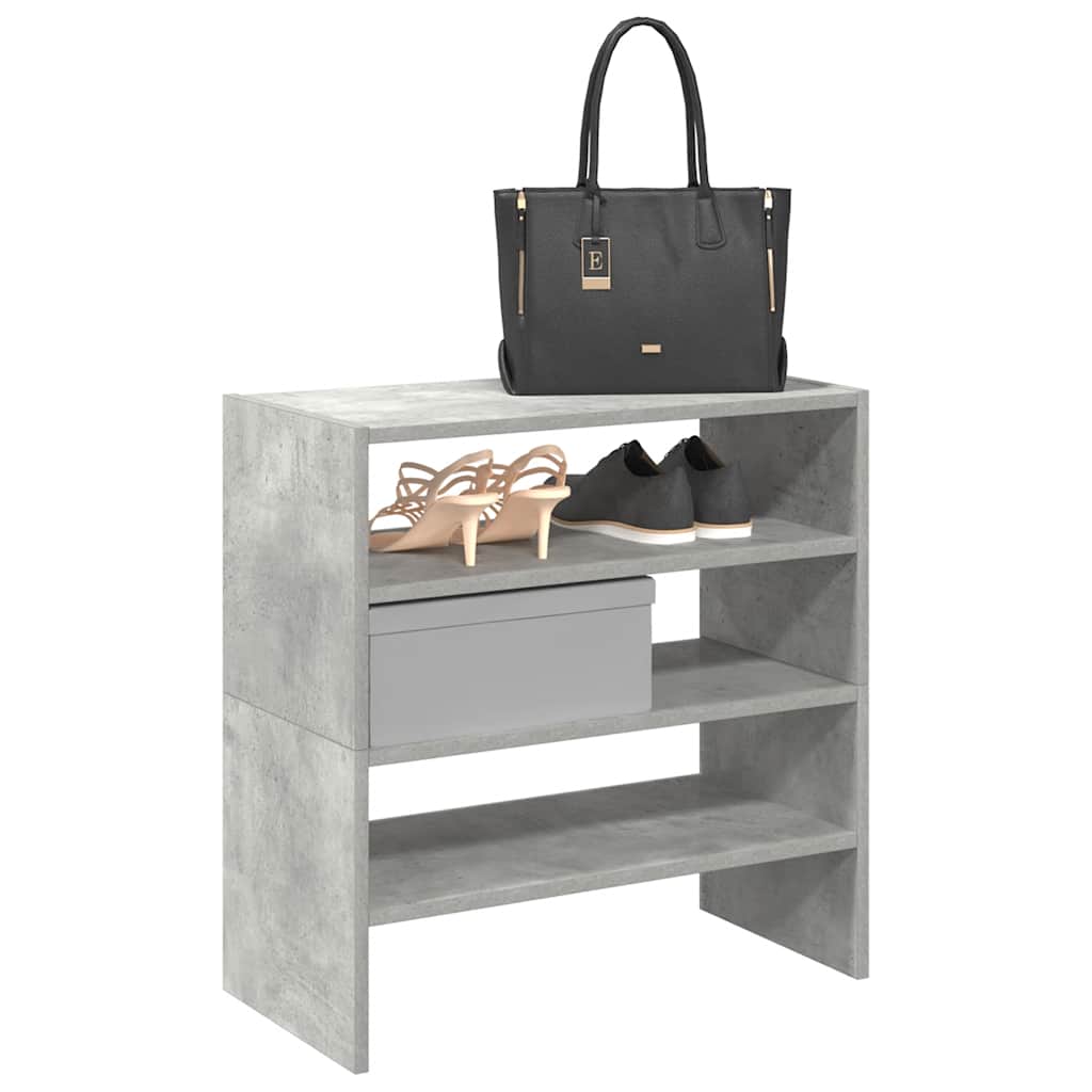 Schuhregal Stapelbar 60X30X30,5 Cm Betongrau