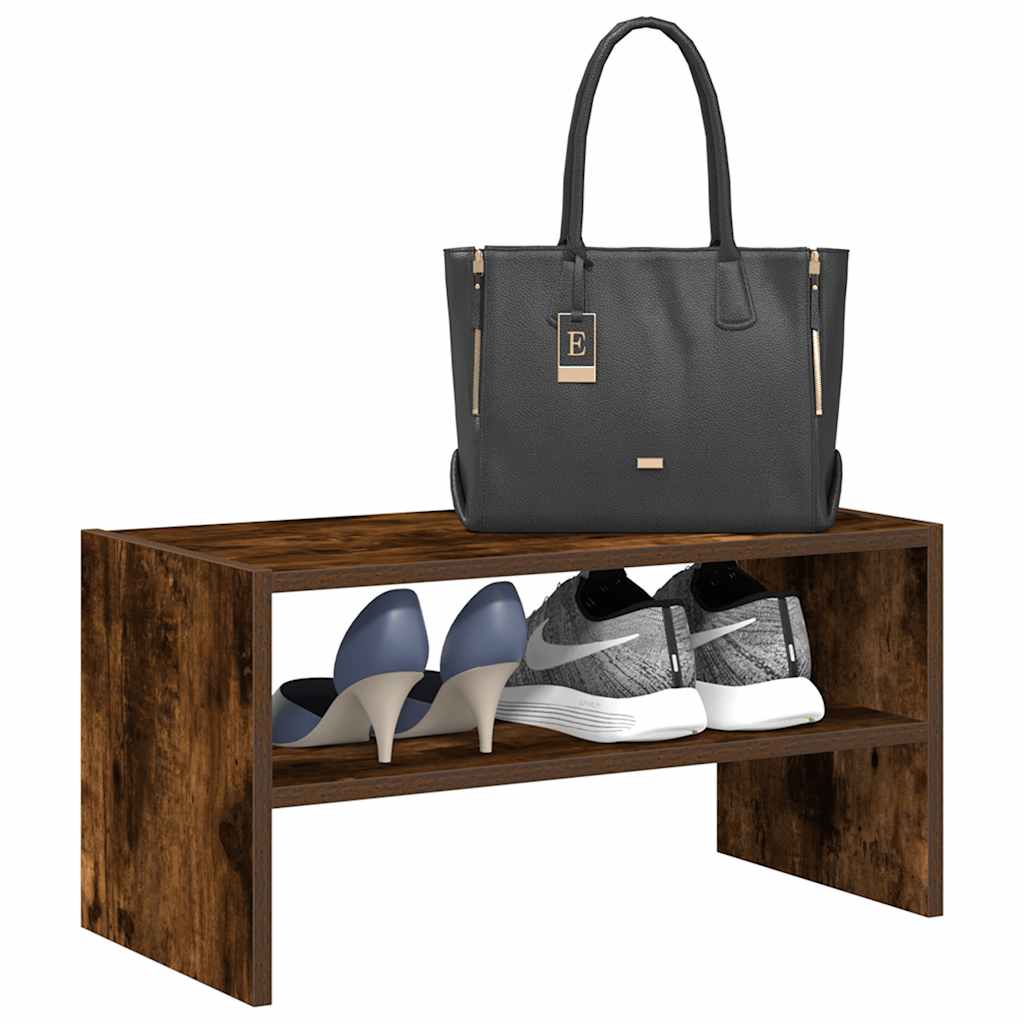 Schuhregal Stapelbar 60X30X30,5 Cm Räuchereiche