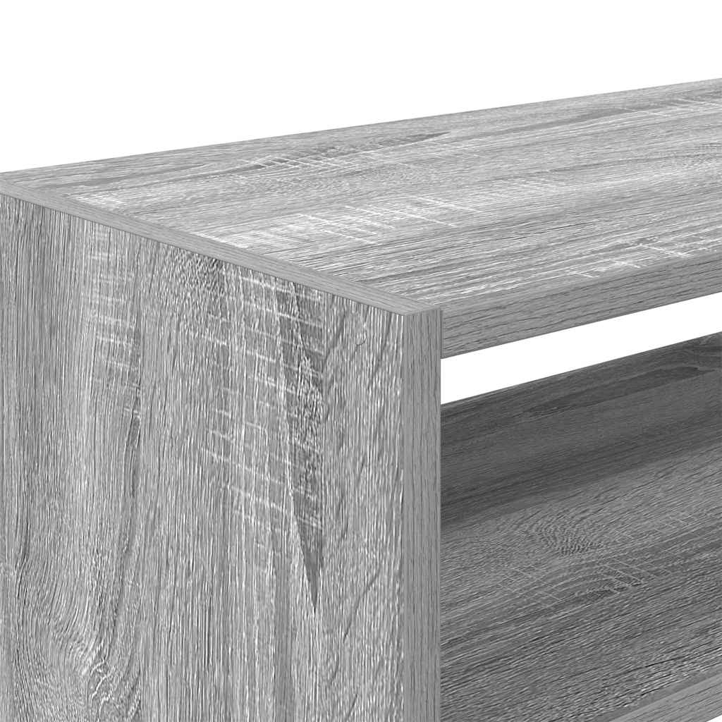 Schuhregale 2 Stk. Stapelbar 60X30X30,5 Cm Grau Sonoma