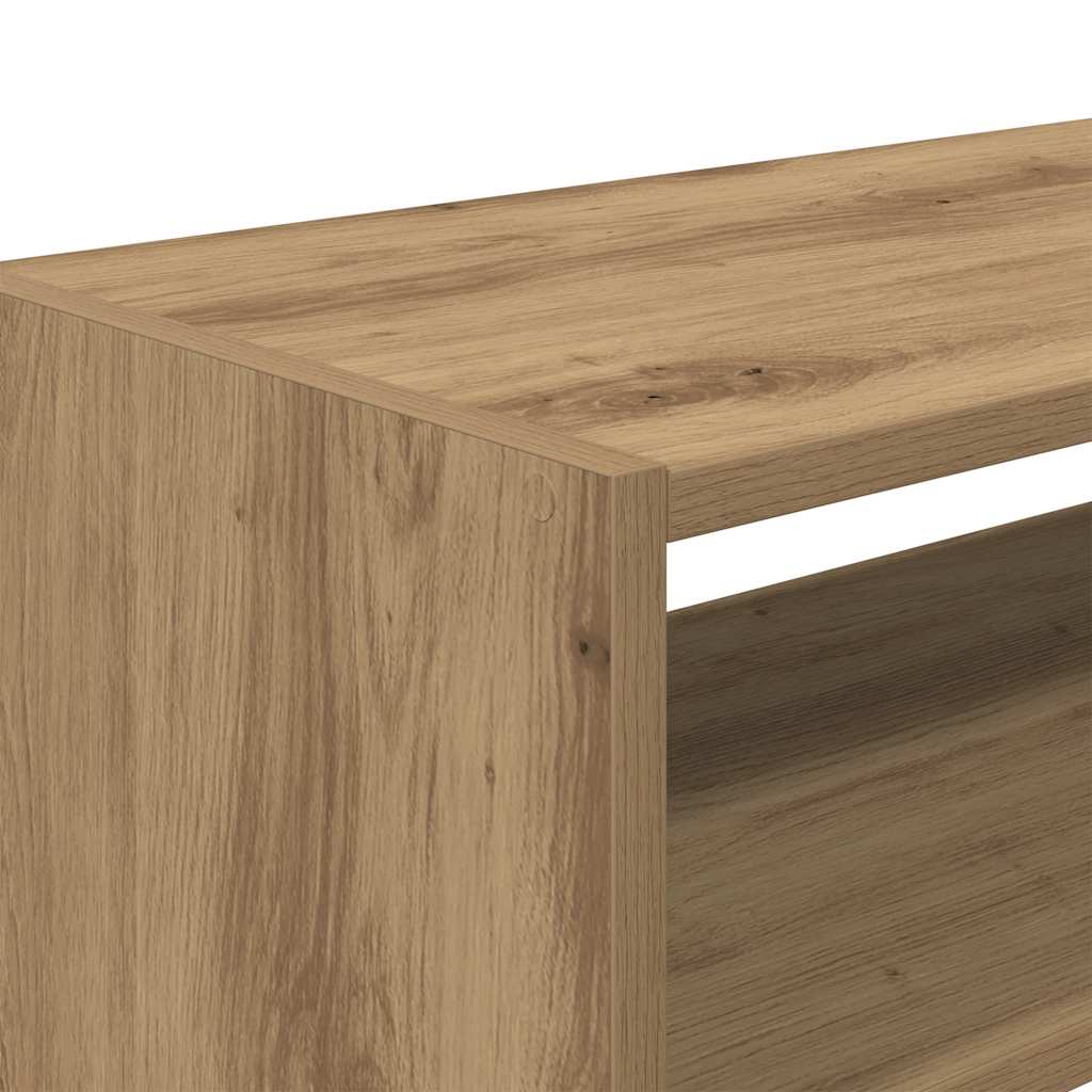 Schuhregale 2 Stk. Stapelbar 60X30X30,5 Cm Artisan-Eiche