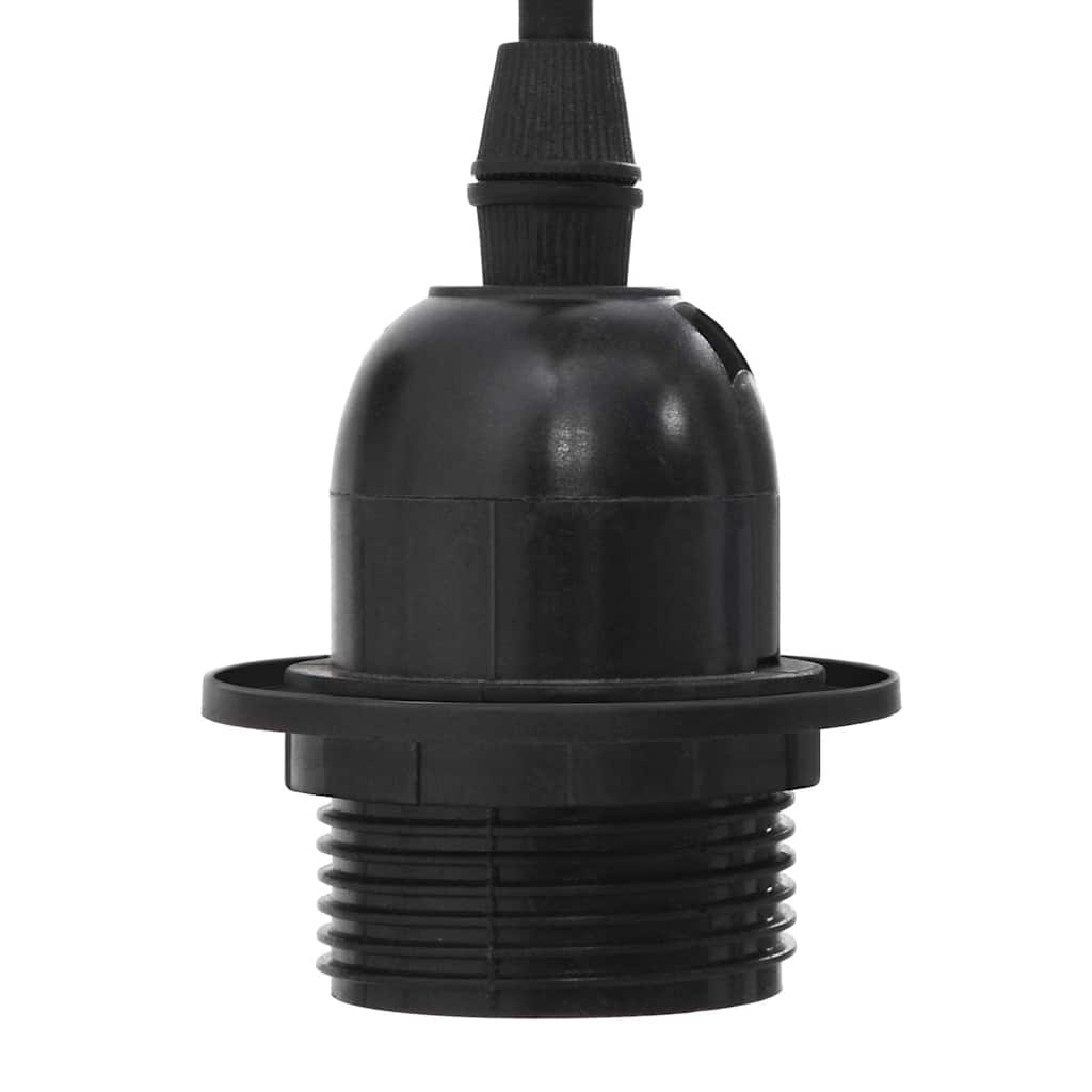 Pendelleuchte Mit 5 Fassungen E27 Schwarz Metall