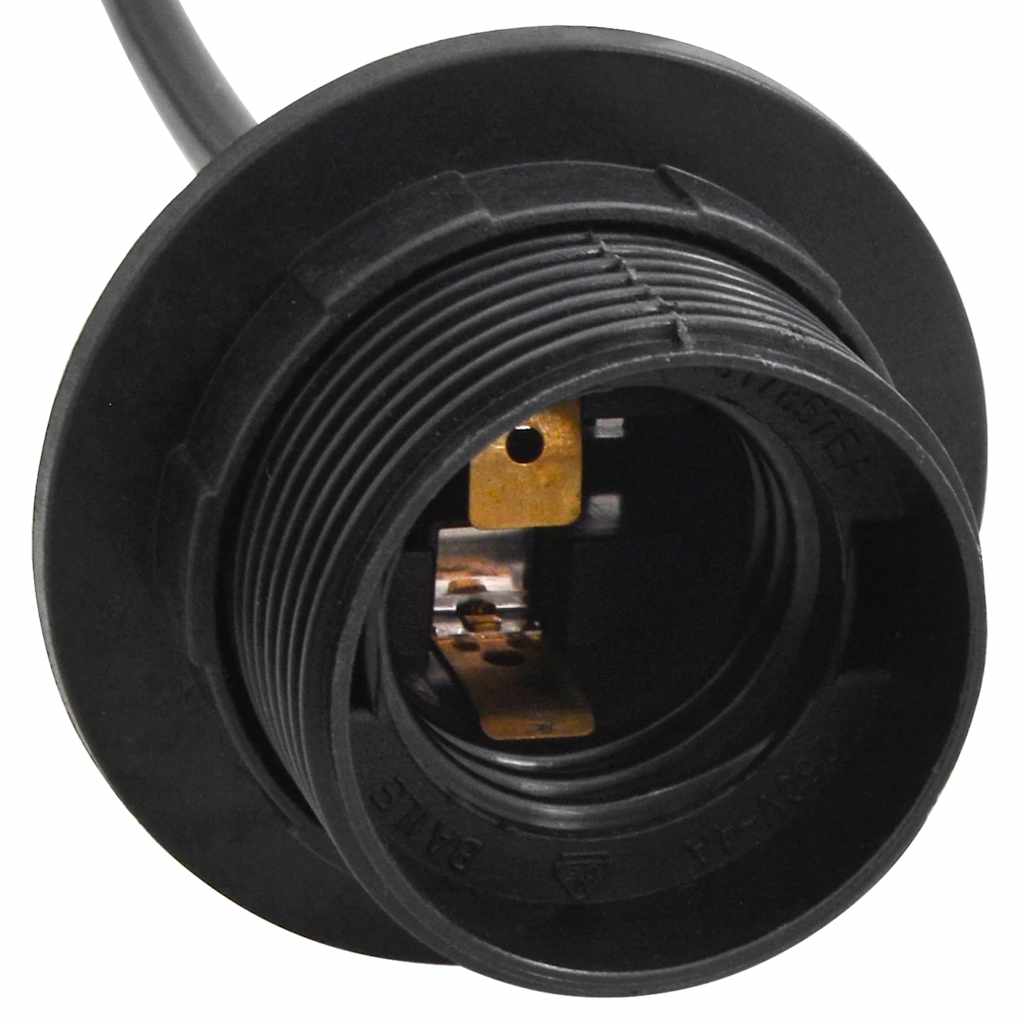 Pendelleuchte Mit 5 Fassungen E27 Schwarz Metall