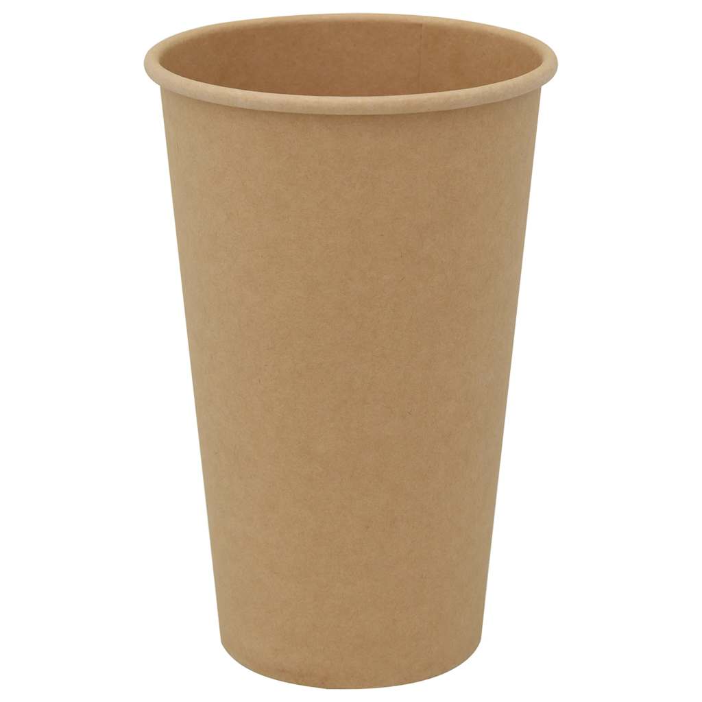 Pappbecher 1000 Stk. 16Oz 400Ml Braun