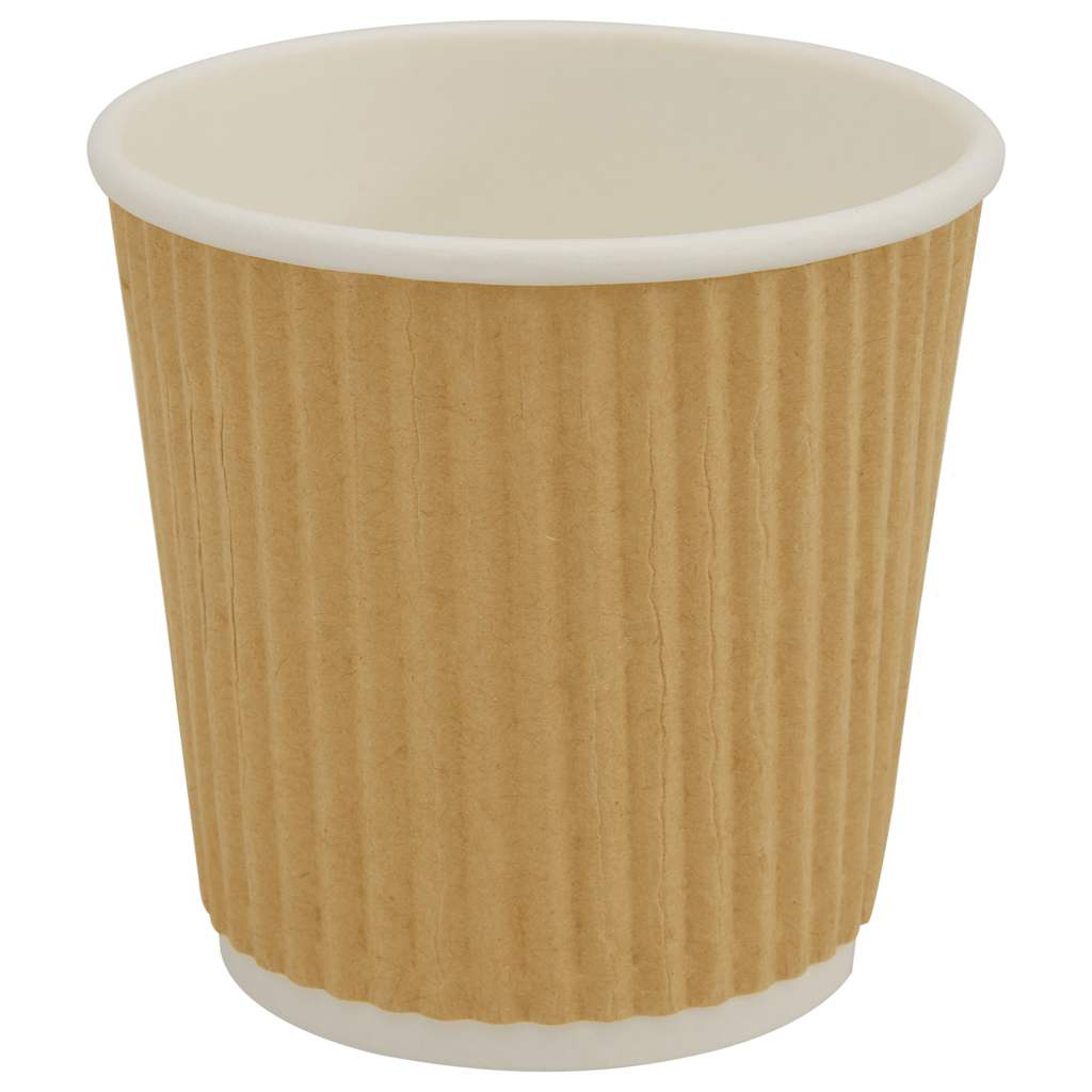 Pappbecher 1000 Stk. 4Oz 100Ml Braun