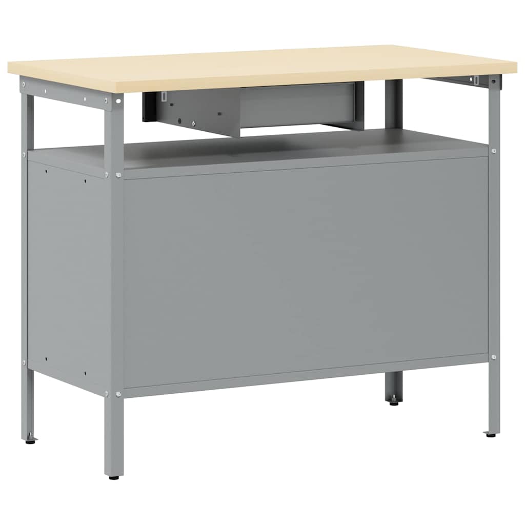 Werkbank Mit Schubladen Und Grau 100 X 55 X 85 Cm