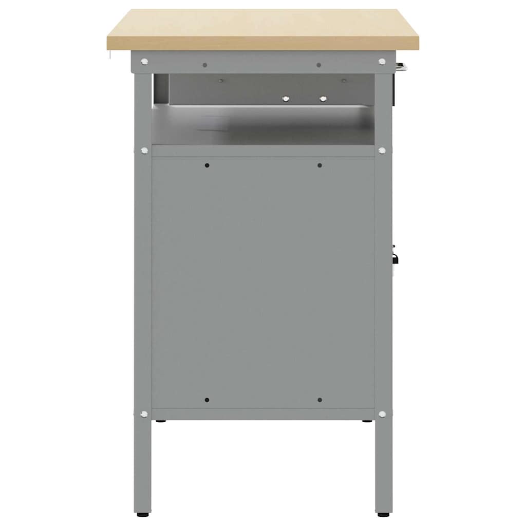 Werkbank Mit Schubladen Und Grau 100 X 55 X 85 Cm