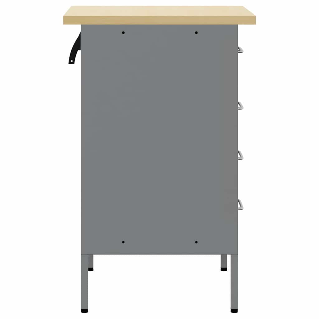 Werkbank Mit Schubladen Und Grau 50 X 55 X 85 Cm