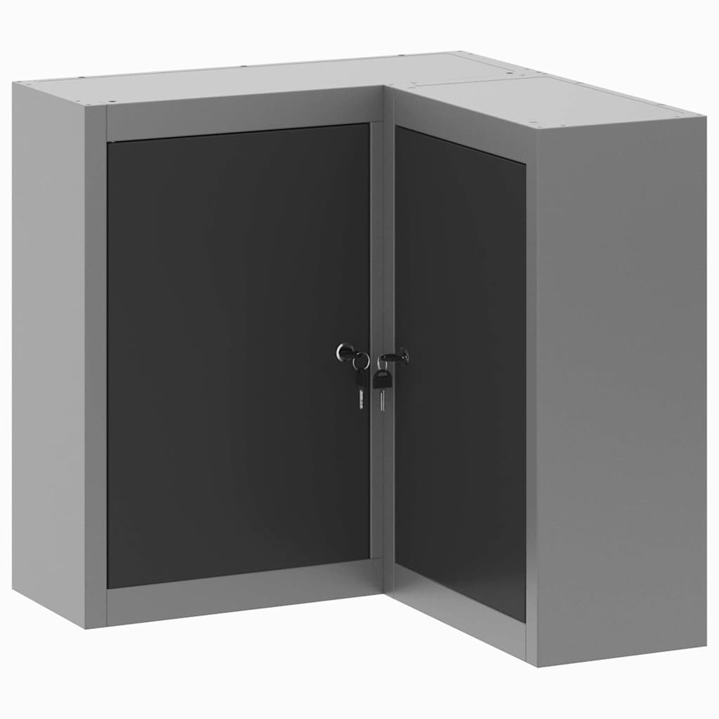 Werkzeugschrank Mit Regal Und Grau 50 X 20 X 55 Cm