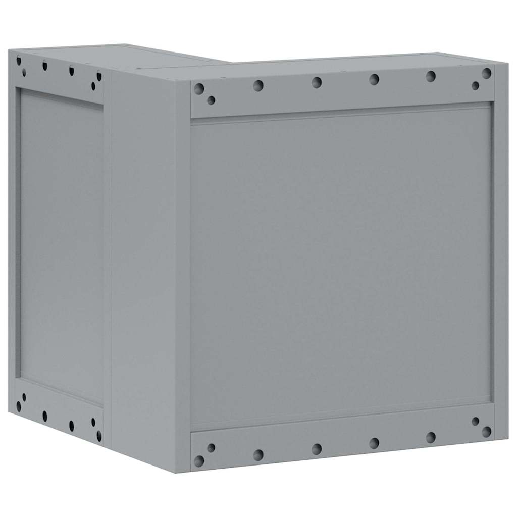 Werkzeugschrank Mit Regal Und Grau 50 X 20 X 55 Cm