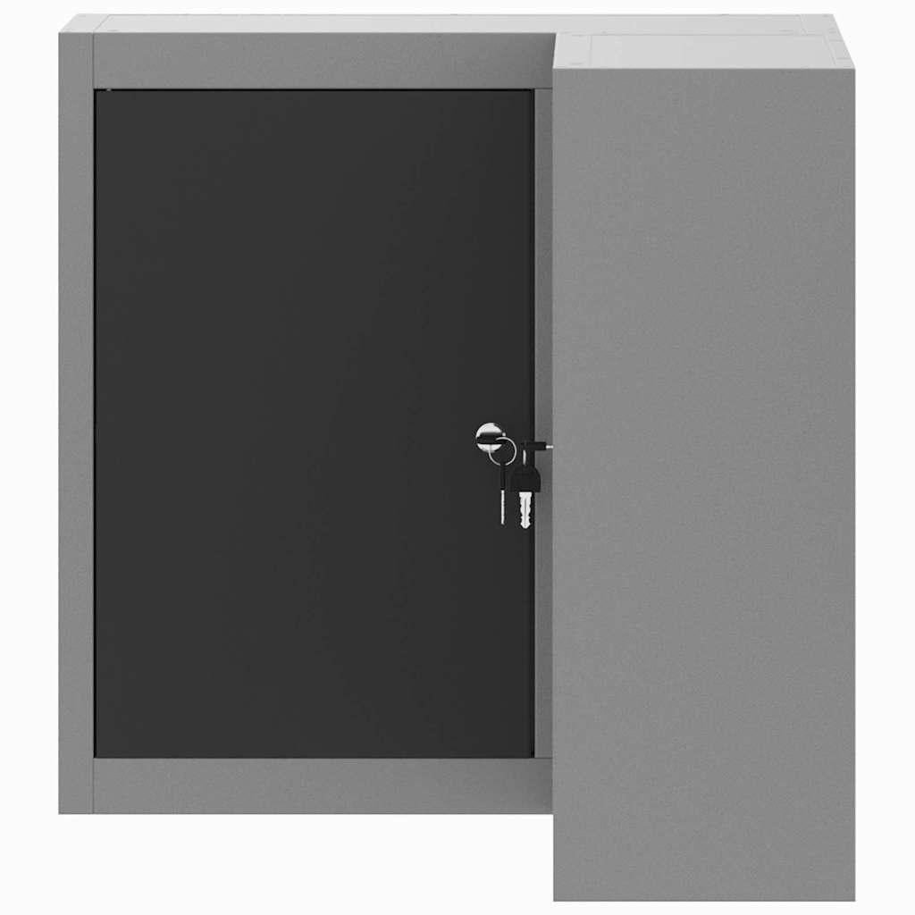 Werkzeugschrank Mit Regal Und Grau 50 X 20 X 55 Cm
