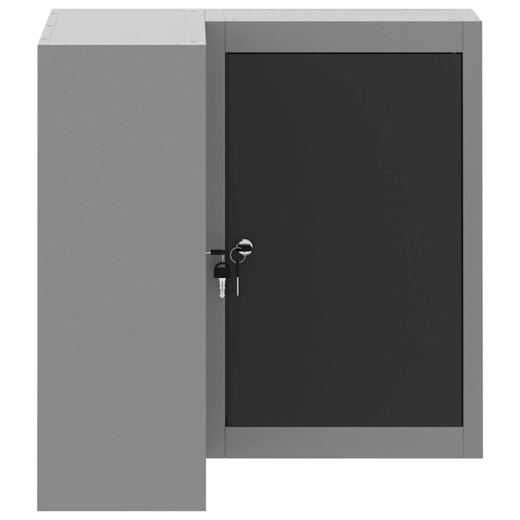 Werkzeugschrank Mit Regal Und Grau 50 X 20 X 55 Cm