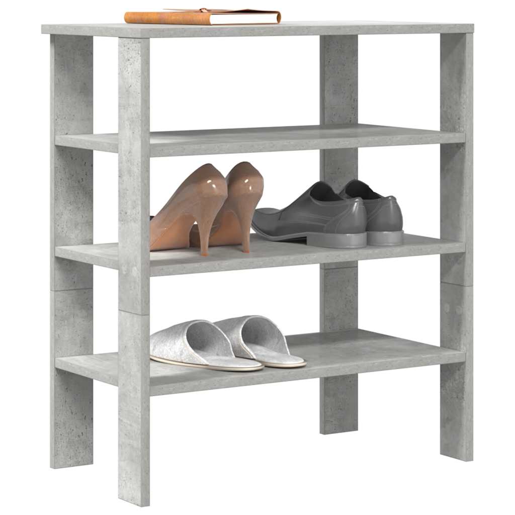 Schuhregal 61X32X Holzwerkstoff Betongrau