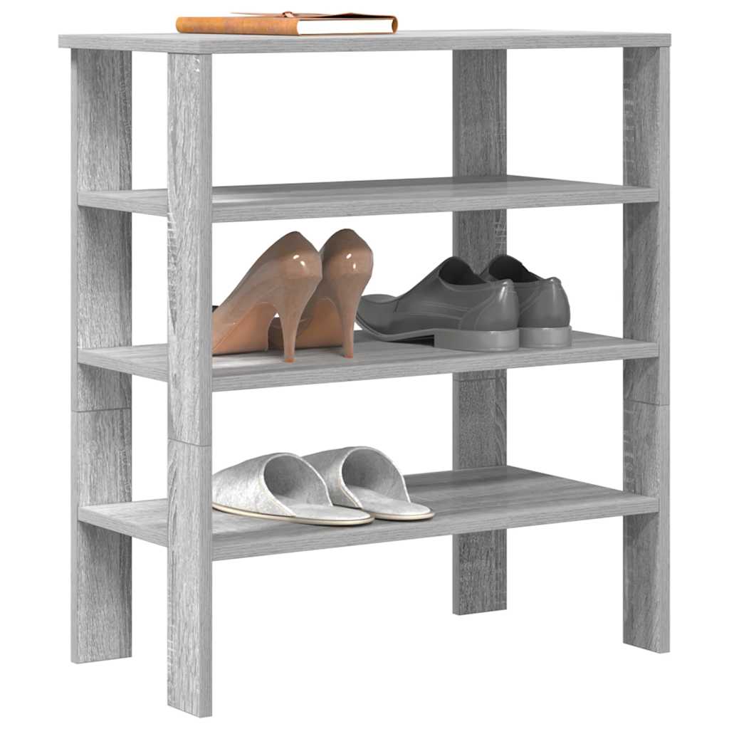 Schuhregal 61X32X Holzwerkstoff Grau Sonoma