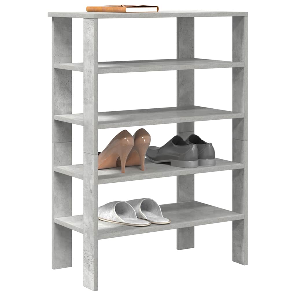 Schuhregal 61X32X Holzwerkstoff Betongrau