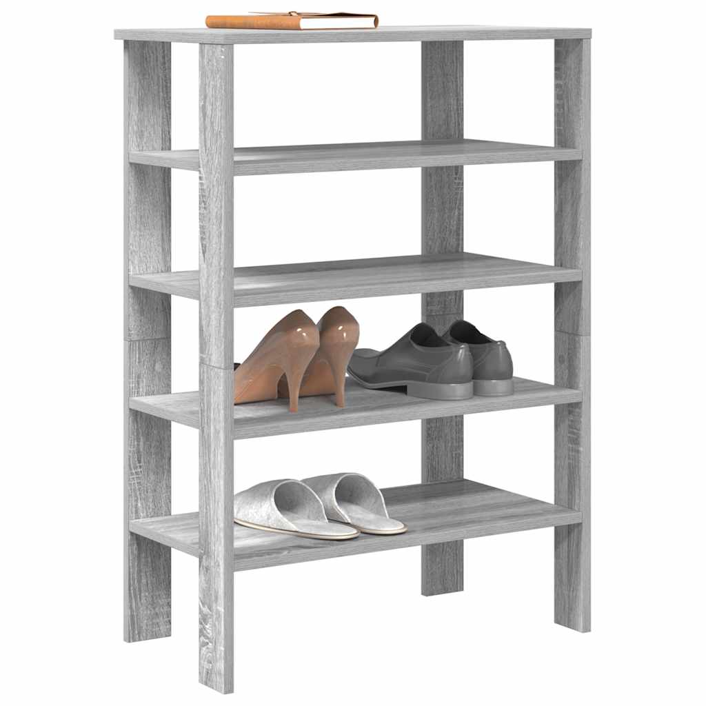 Schuhregal 61X32X Holzwerkstoff Grau Sonoma