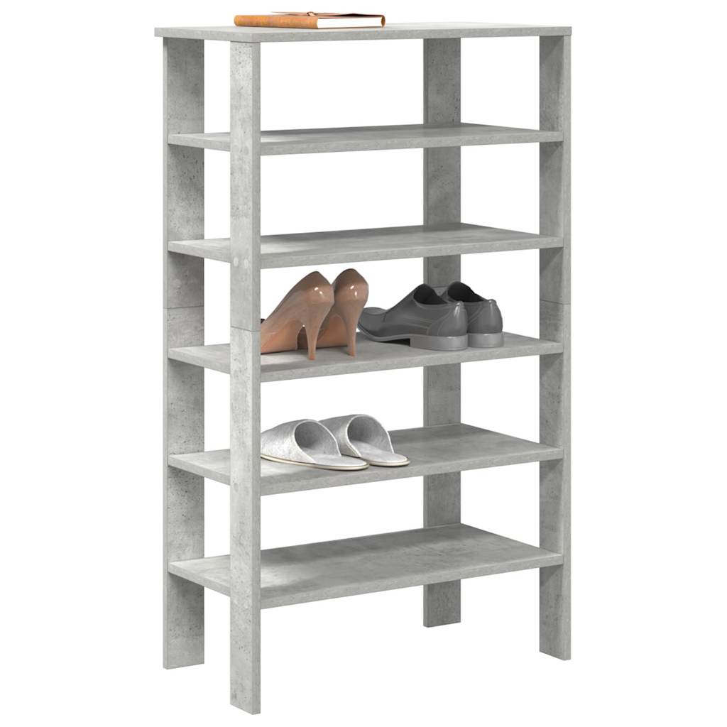 Schuhregal 61X32X Holzwerkstoff Betongrau