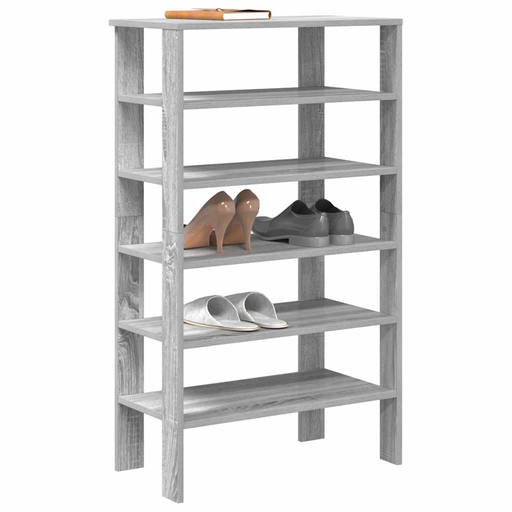 Schuhregal 61X32X Holzwerkstoff Grau Sonoma