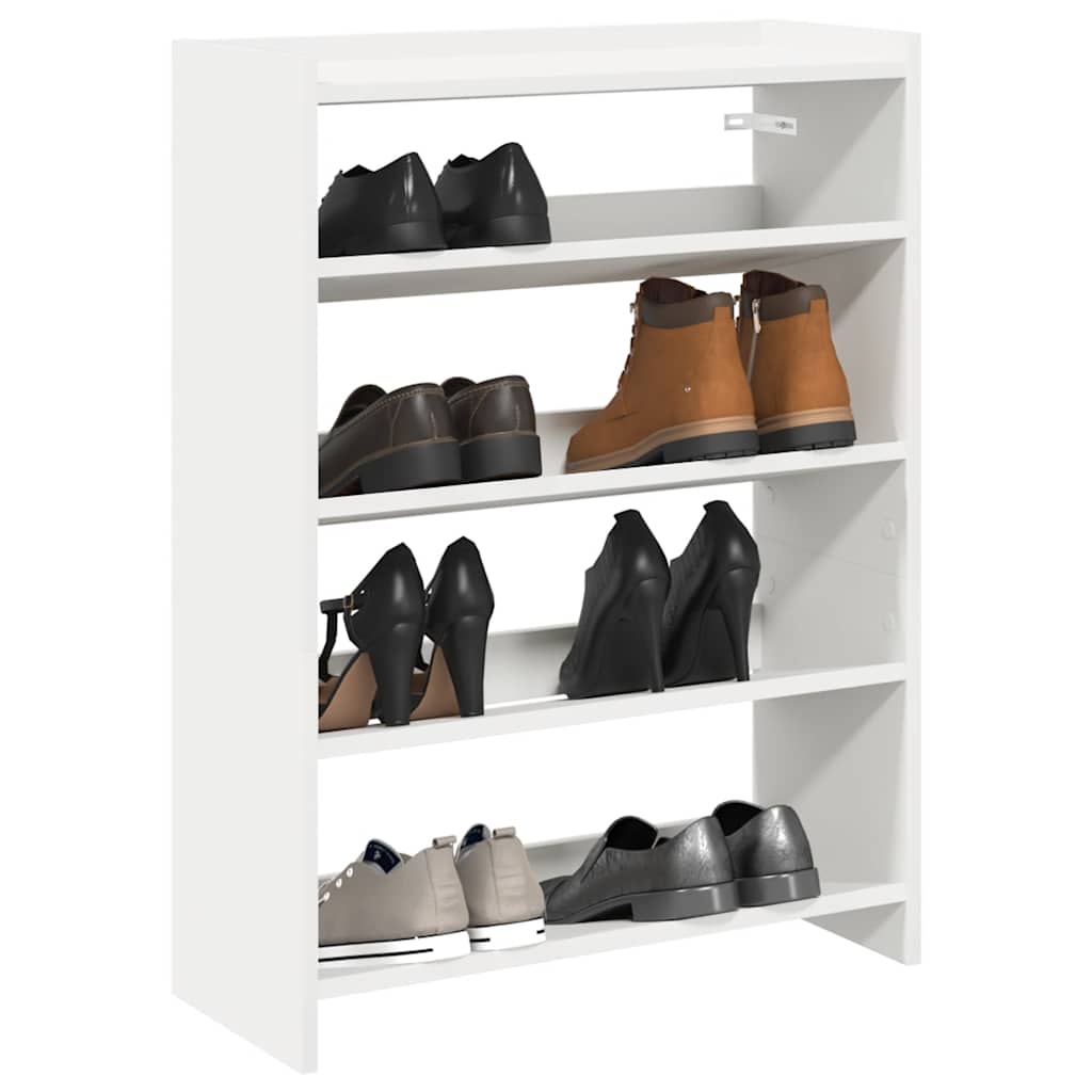 Schuhregal 80X25X Holzwerkstoff Weiß