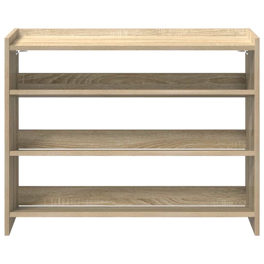 Schuhregal Sonoma-Eiche 80X25X Holzwerkstoff Sonoma Eiche