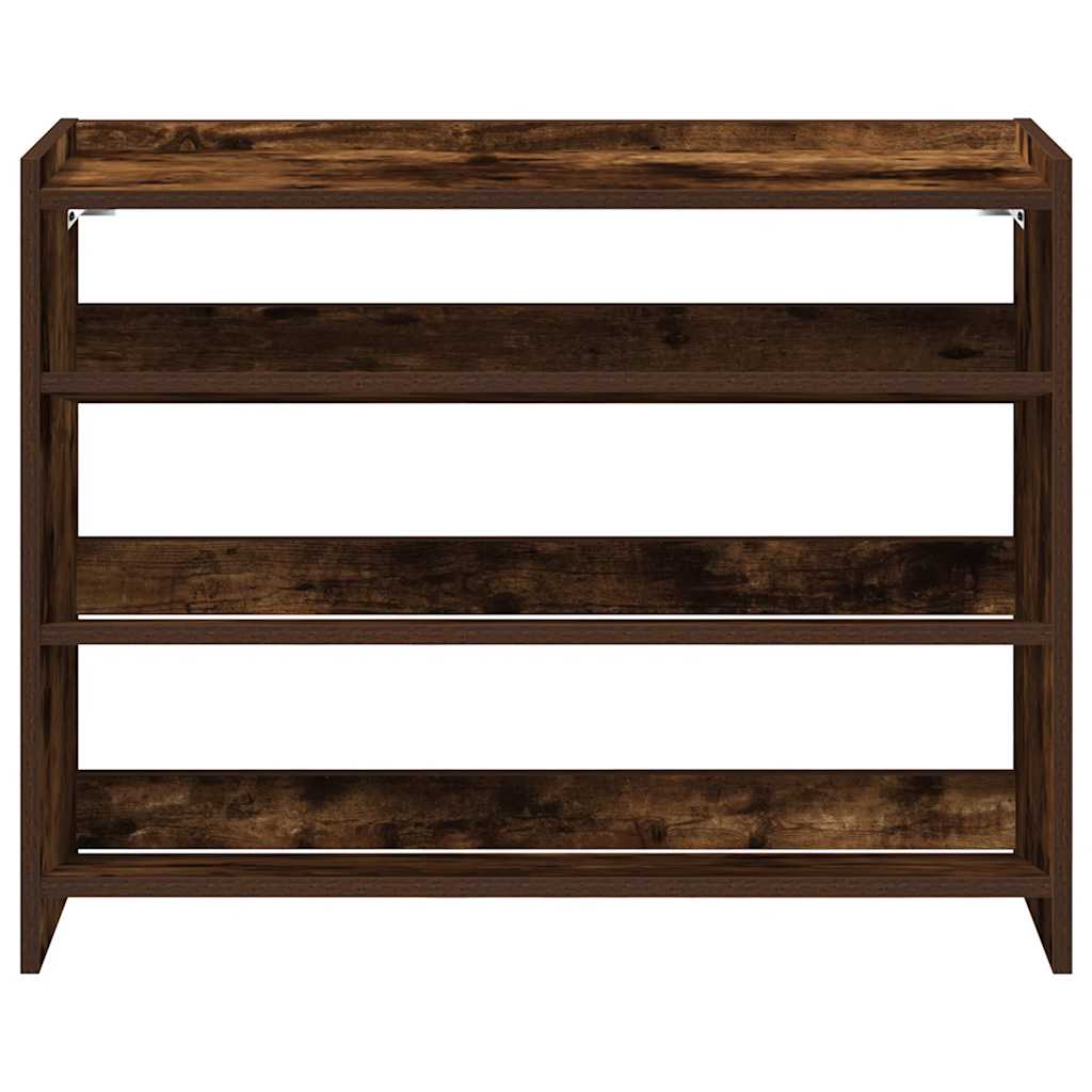 Schuhregal 80X25X Holzwerkstoff Räuchereiche