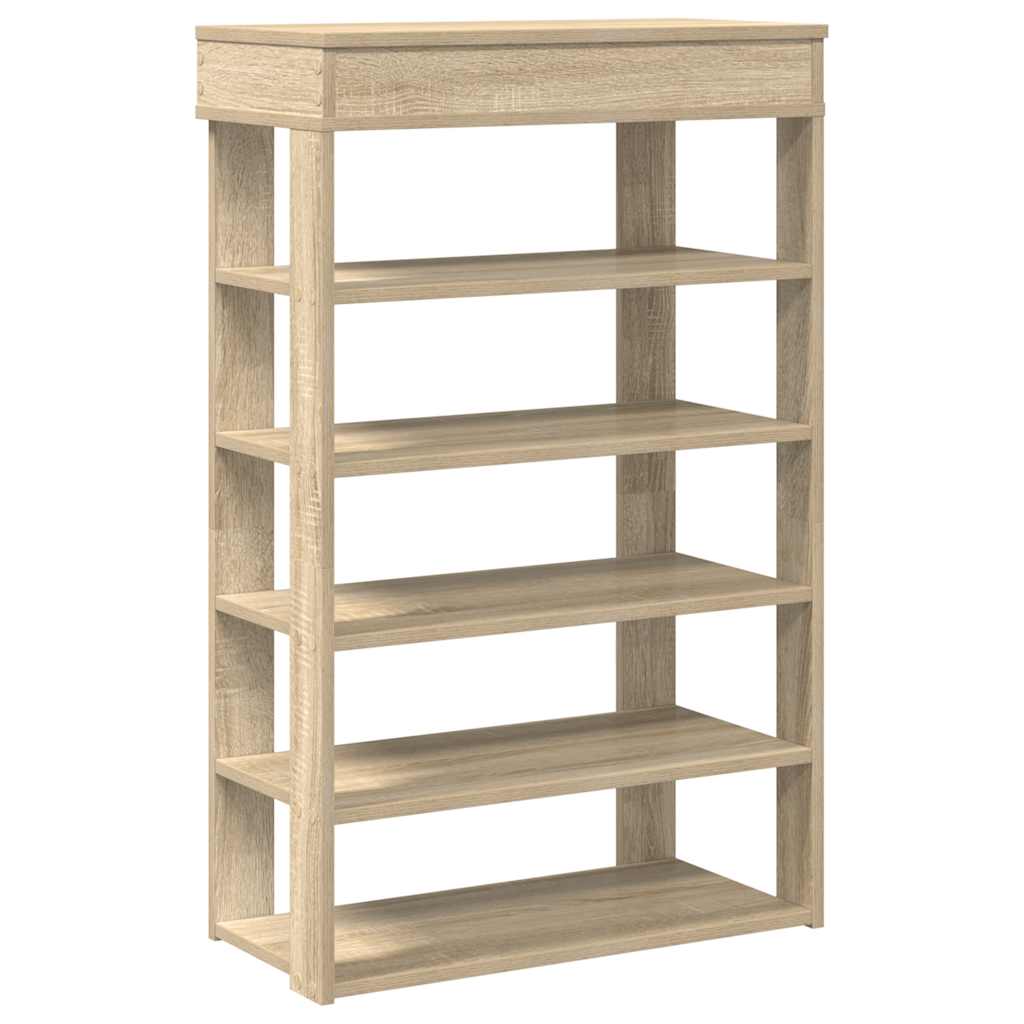 Schuhregal Sonoma-Eiche 60X30X98 Cm Holzwerkstoff Sonoma Eiche