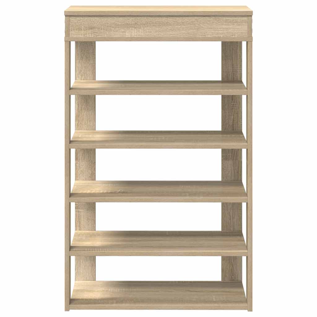 Schuhregal Sonoma-Eiche 60X30X98 Cm Holzwerkstoff Sonoma Eiche