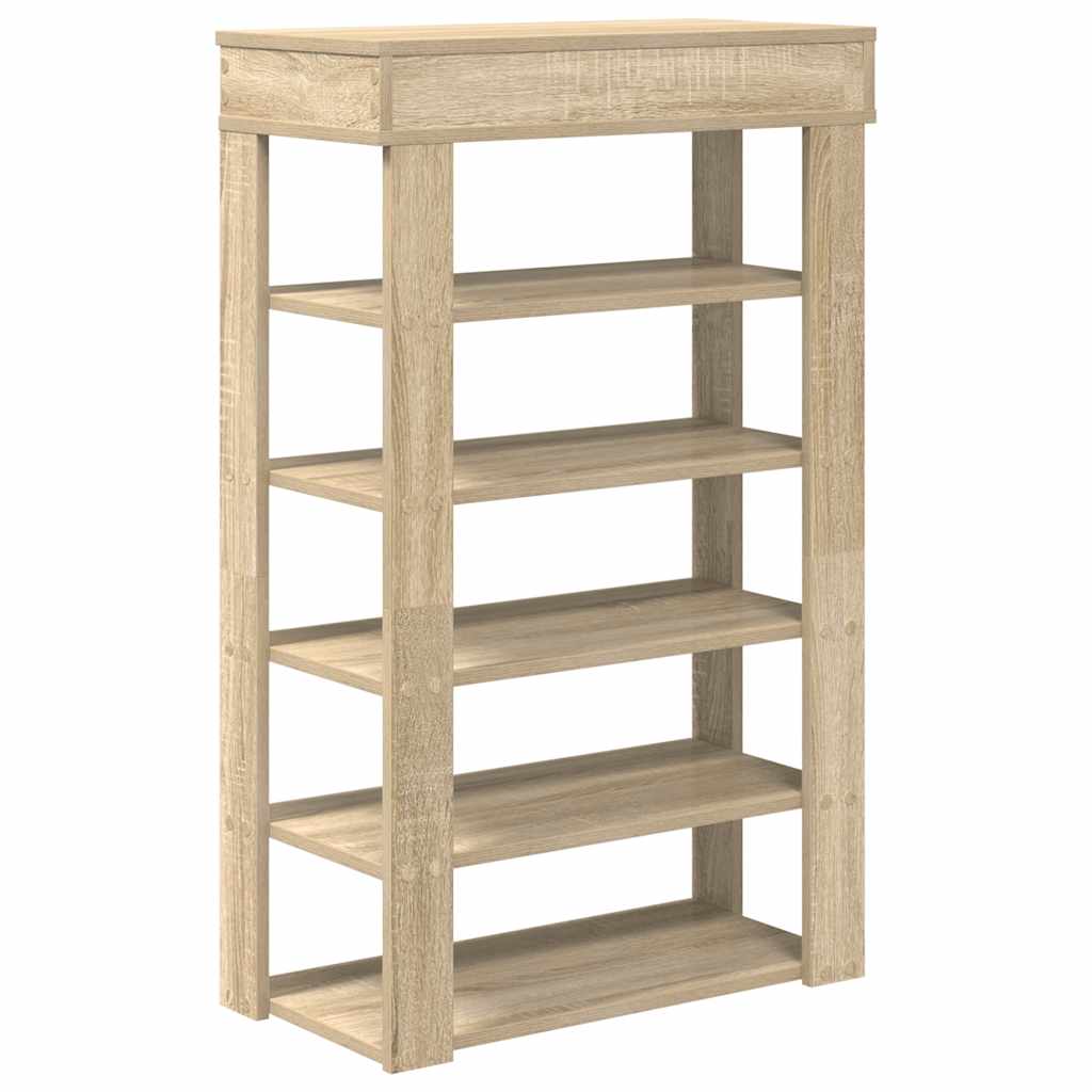 Schuhregal Sonoma-Eiche 60X30X98 Cm Holzwerkstoff Sonoma Eiche