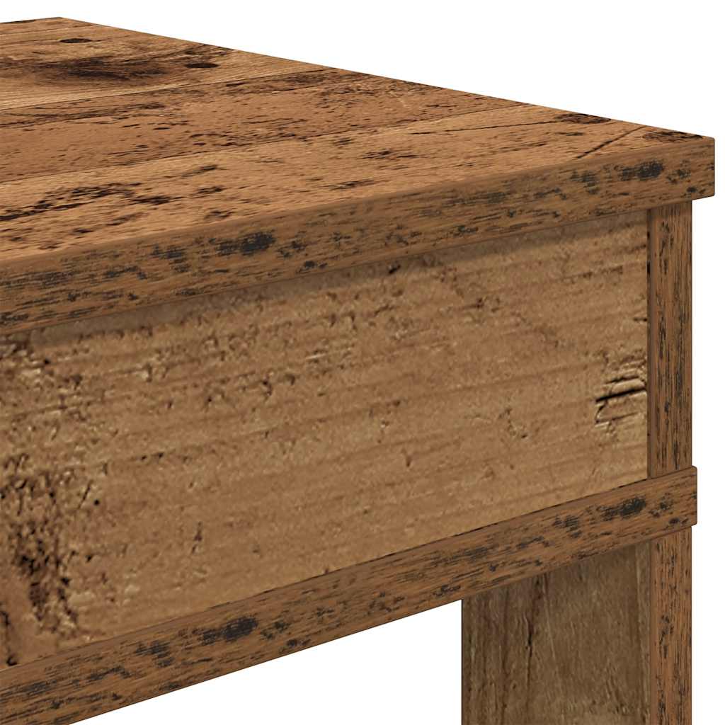 Schuhregal -Optik 60X30X98 Cm Holzwerkstoff Altholz