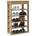 Schuhregal 60X30X98 Cm Holzwerkstoff Artisan-Eiche
