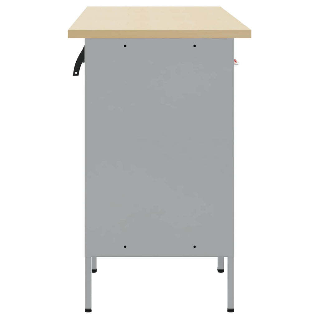 Arbeitsschrankset Mit Schubladen 5 Pcs Und Grau