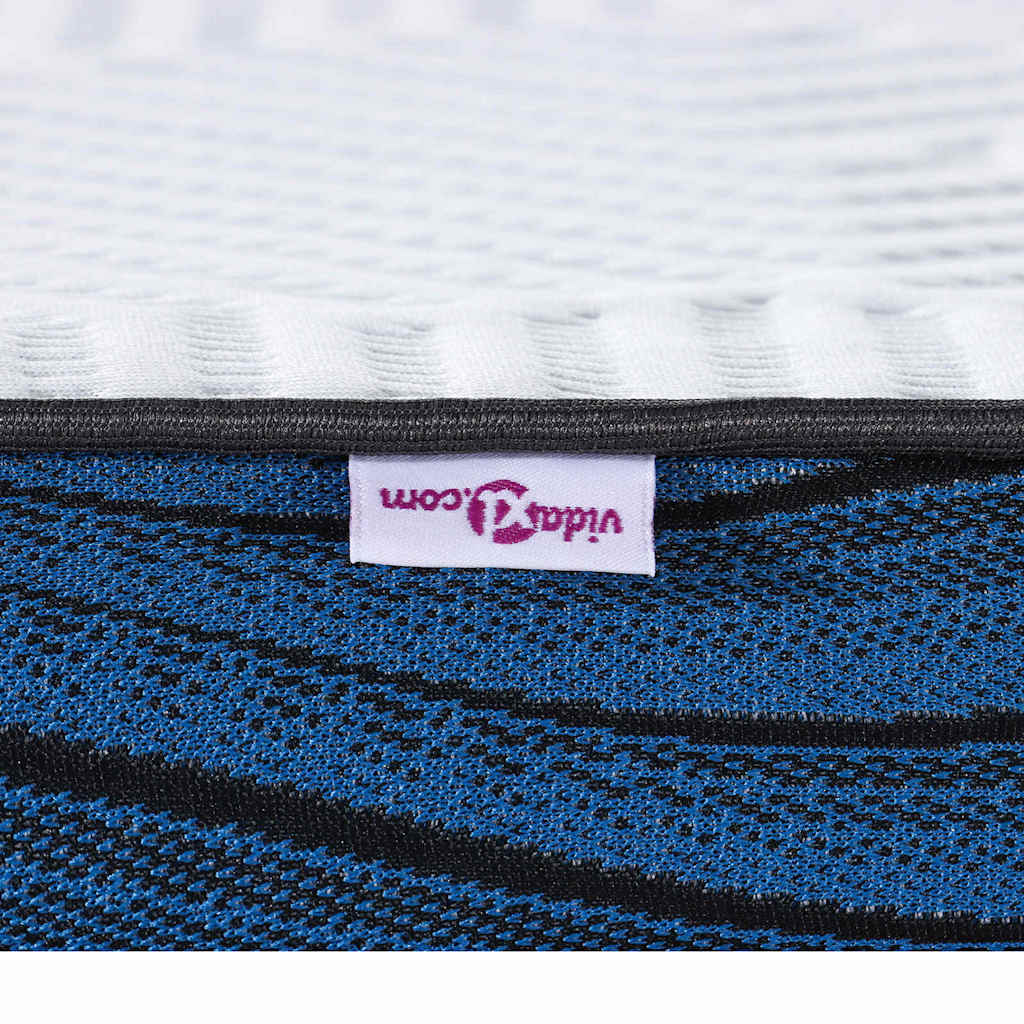 Matratzenauflage Weiß Jacquard-Stoff