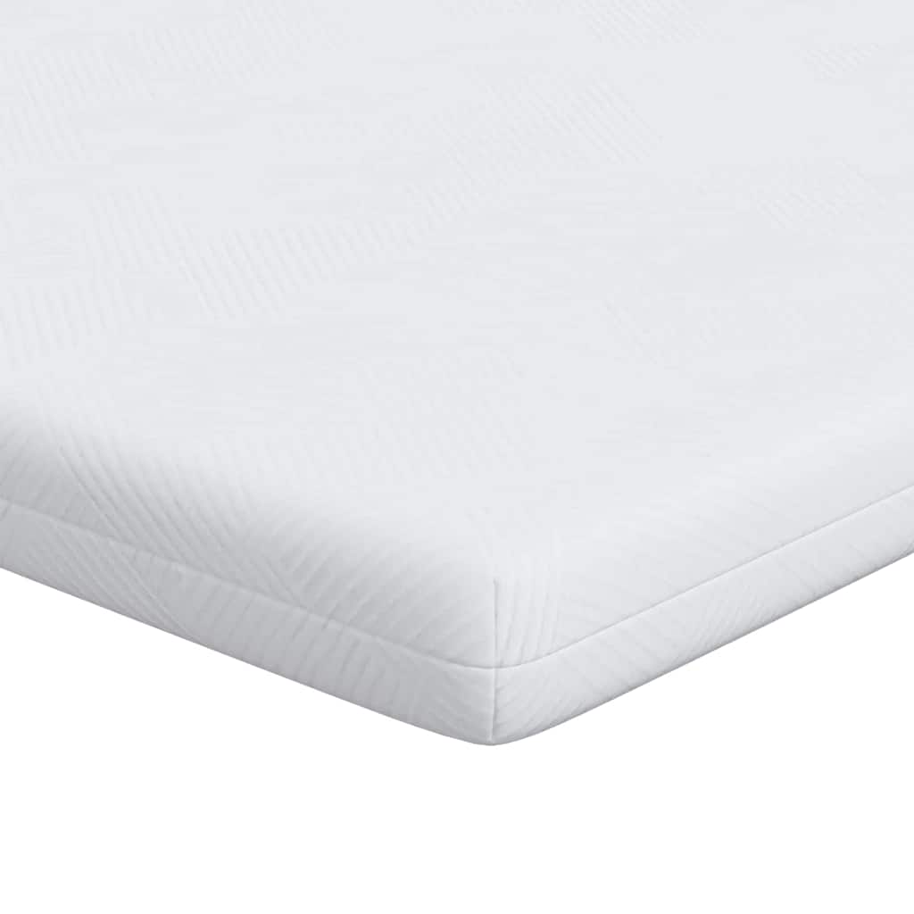 Matratzenauflage Weiß Jacquard-Stoff