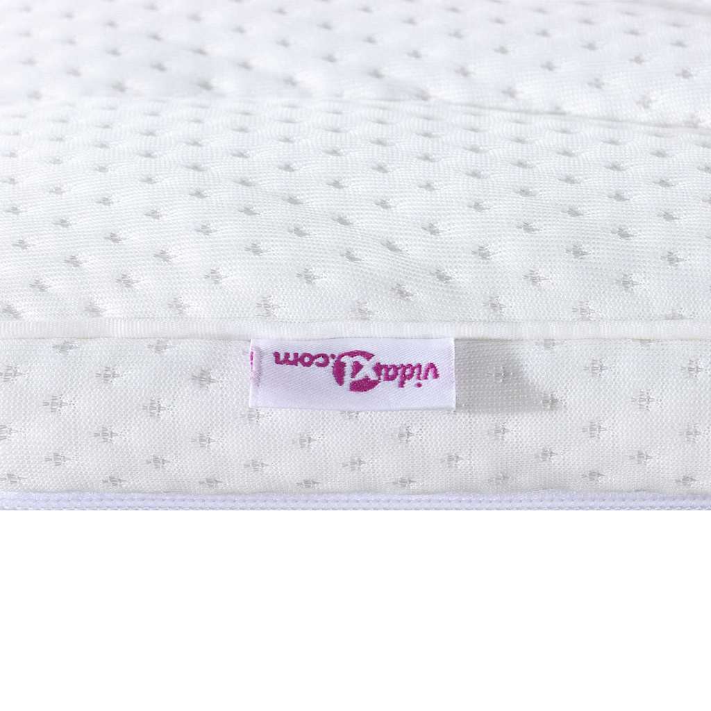 Matratzenauflage Weiß Strickstoff