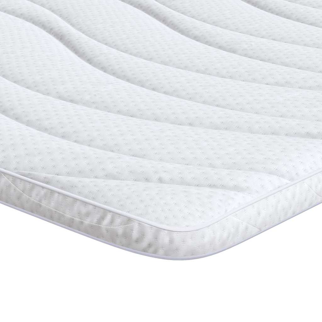 Matratzenauflage Weiß Strickstoff